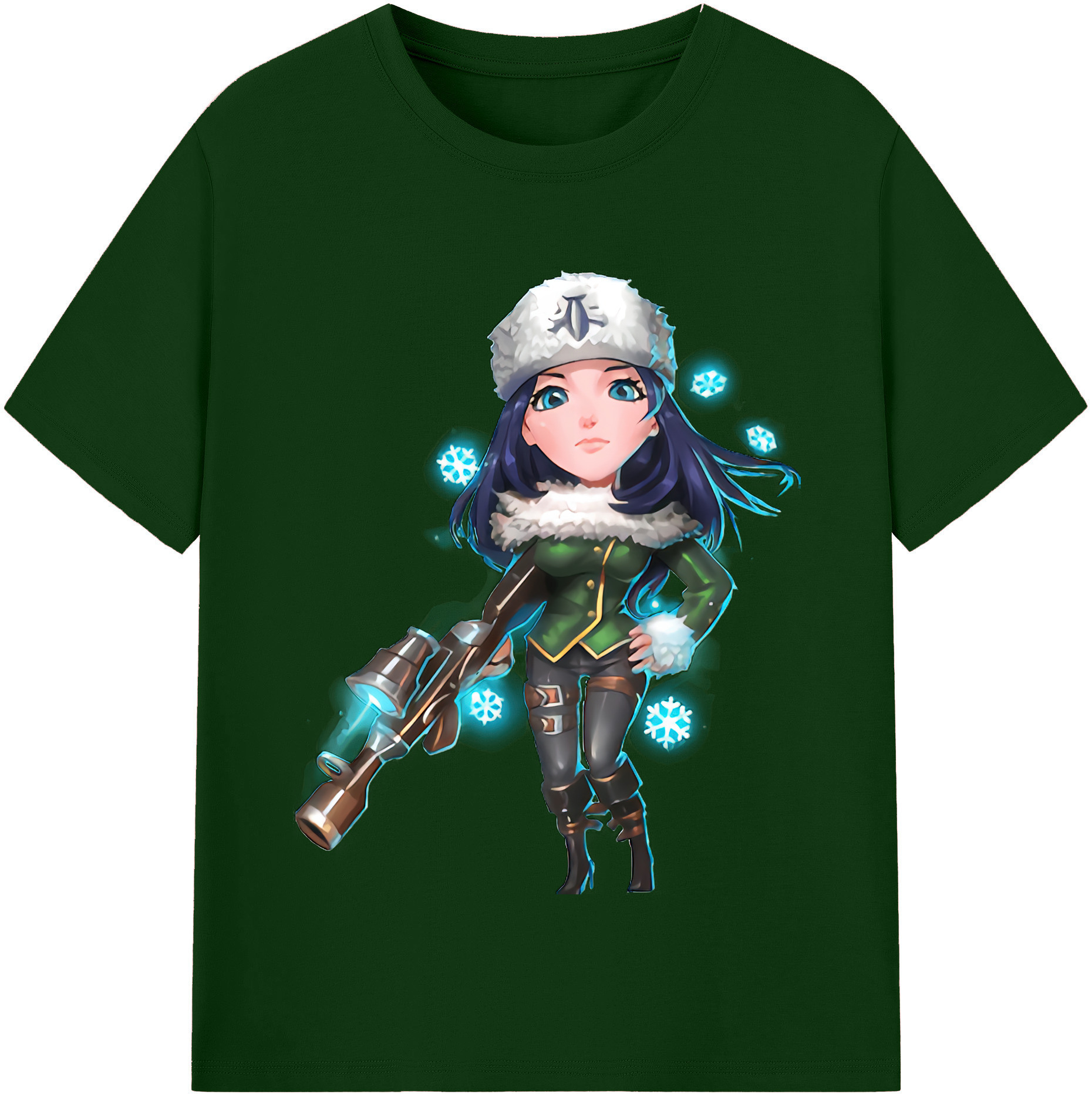 リーグ・オブ・レジェンド League of Legends LOL 綿100％半袖Tシャツ（フロントプリント）